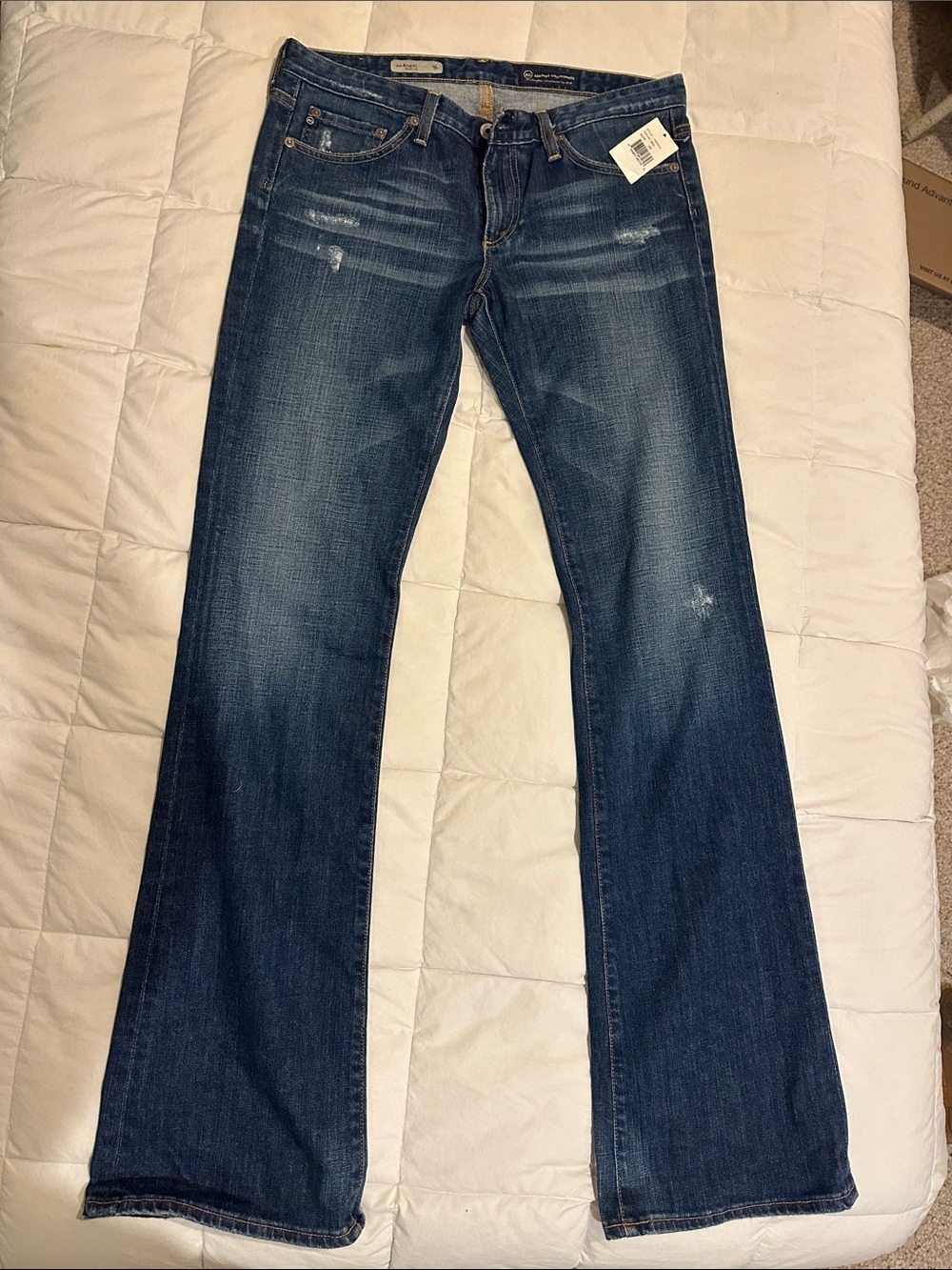 Ag Adriano Goldschmied Men's Dark Blue Bootcut Jeans
